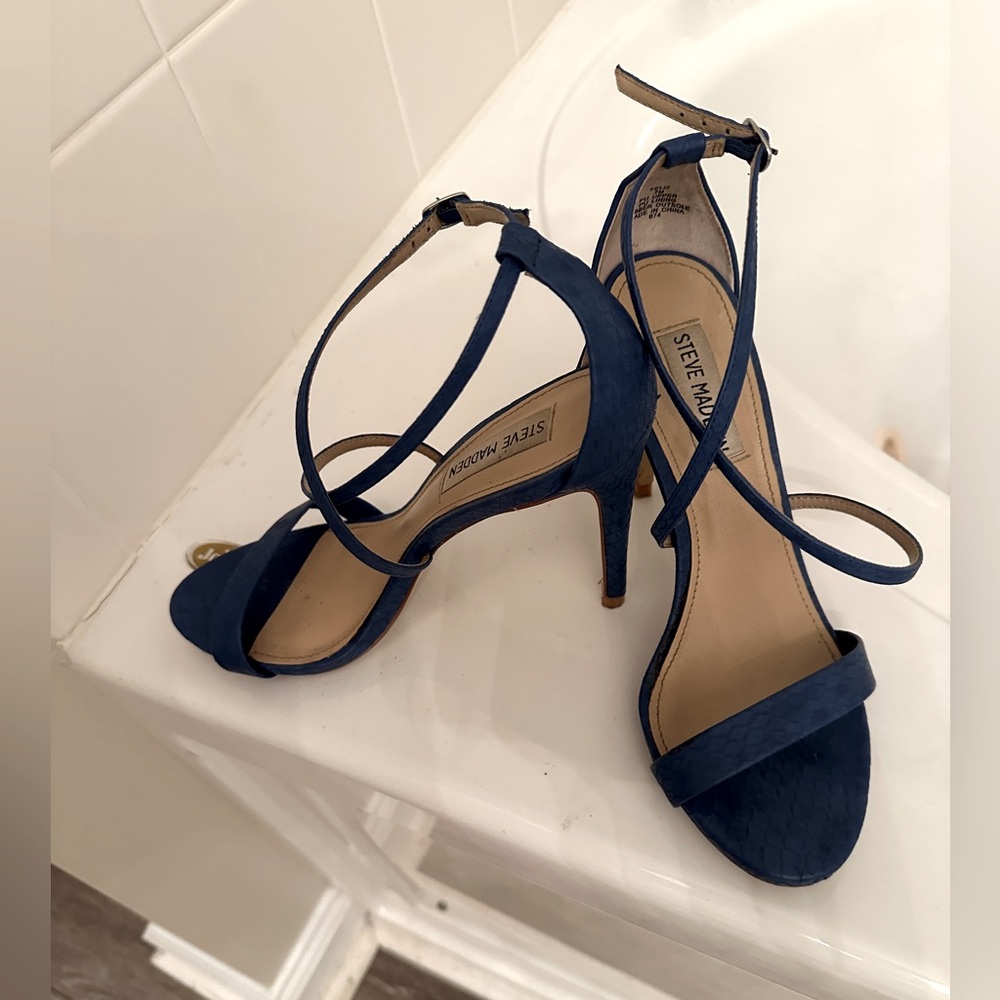 Royal blue heels